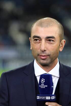 21.10.2014 - Cheftrainer Roberto Di Matteo (FC Schalke 04) beim Champions-League-Vorrunden Spiel (Saison 2014 15) FC Schalke 04 - Sporting CP Lissabon.