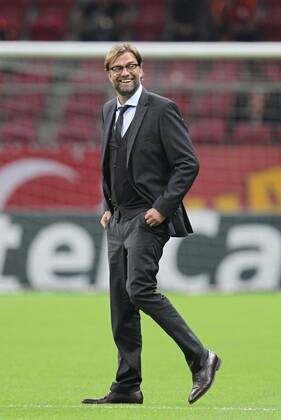 Chef-Trainer Juergen Klopp (Borussia Dortmund)wird von den tuerkischen Fans ausgepfiffen Galatasaray Istanbul vs. Borussia Dortmund, Fussball, Champions League, 22.10.2014, EP_CKT