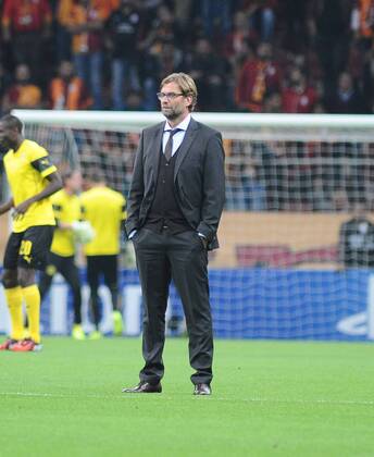 UEFA Champions League Group D match between Galatasaray and Borussia Dortmund at Turk Telekom Arena on October 22, 2014 in Istanbul, Turkey. Pictured: Coach Jurgen Klopp of Borussia Dortmund. 