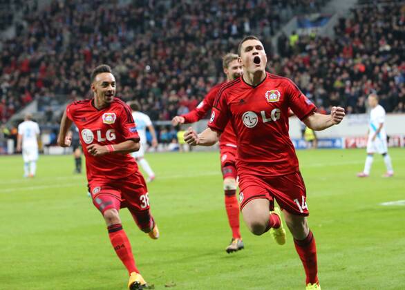 Champions League : Bayer 04 Leverkusen- Zenith St. Petersburg 3.Spieltag Tor durch K. Papadopoulos (BL) zum 2:0. Champions League : Bayer 04 Leverkusen--Zenith St. Petersburg 3.Spieltag