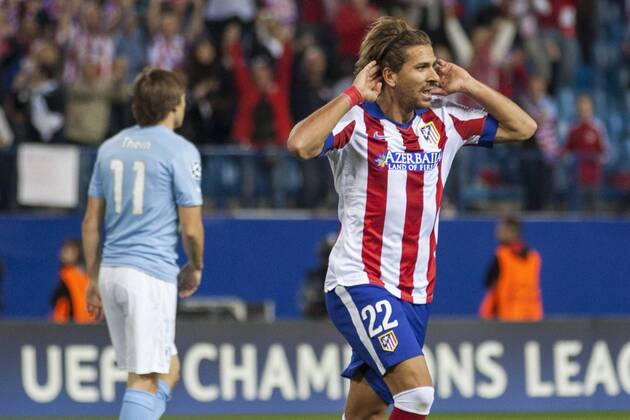 Champions League match between Atletico Madrid and Malmö FF. In this picture, Alessio Cerci (Photo:SergioLopez Cordon) 