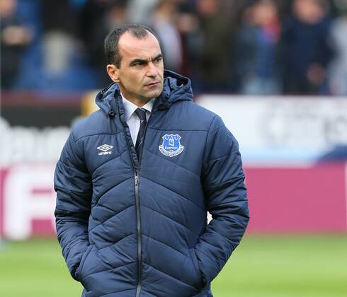 Roberto Martinez manager of Everton - Barclays Premier League - Burnley vs Everton - Turf Moor Stadium - Burnley - England - 26th October 2014 - Picture SimonBellis Sportimage EDITORIAL USE ONLY. No use with unauthorised audio, video, data, fixture lists, club league logos or live services. Online in-match use limited to 120 images, no video emulation. No use in betting, games or single club league player publications.