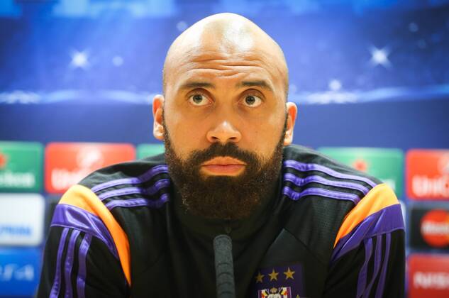 Anderlecht s Anthony Vanden Borre pictured at a press conference of Belgian soccer team RSCA Anderlecht in the Emirates stadium in London, England, Monday 03 November 2014. VIRGINIExLEFOUR  premiumd 35028