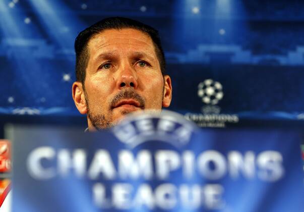 Diego Simeone. Press conference of Atletico Madrid. In this picture, Diego Simeone. xPABLOGARCIAx 