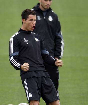 Real Madrid training session Cristiano Ronaldo. xBEATRIZxGUZMANx 