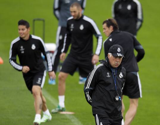 Real Madrid training session Carlo Ancelotti. xBEATRIZxGUZMANx 