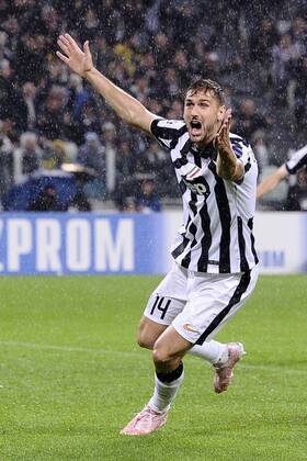 Juventus Turin - Olympiakos Piräus Torjubel Fernando Llorente 