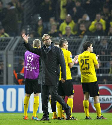 Dortmund, 04.11.2014, Signal-Iduna-Park Trainer Jürgen Klopp (BvB) Borussia Dortmund - Galatasaray Istanbul