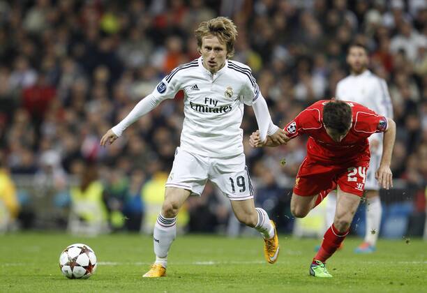 Real Madrid - Liverpool FC . In this picture, Luka Modric. xANGELxRIVEROx 