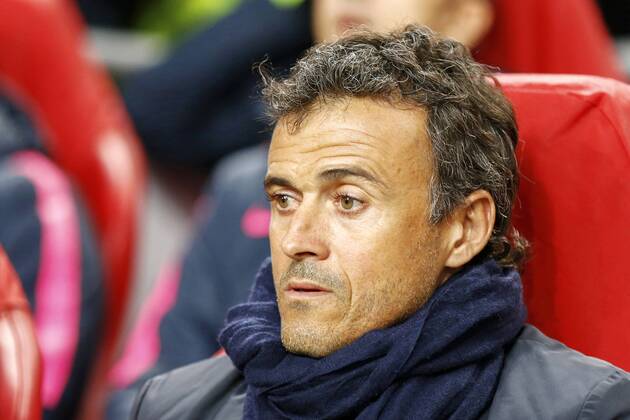 coach Luis Enrique of FC Barcelona during the UEFA Champions League group f match between Ajax Amsterdam and Barcelona on November 4, 2014 at the Amsterdam Arena in Amsterdam, The Netherlands. Ajax Amsterdam v Barcelona UEFA Champions League Group F 2014 2015 xVIxxIVx 3247067