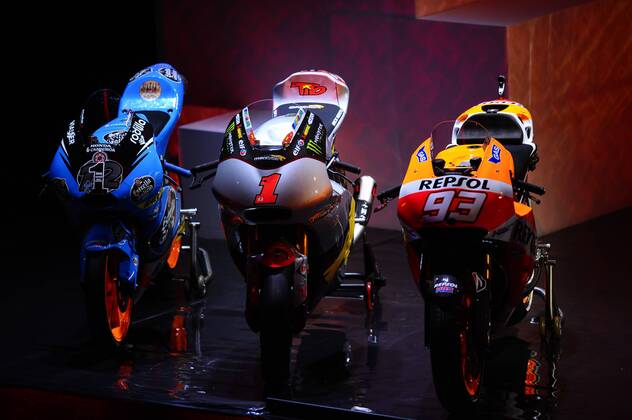 Valencia, SPAIN - FIM Awards Ceremony 2014. In the picture: Motorcycle Champions 3 categories 