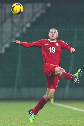 17.11.2014, Gdansk , Football International friendly , Under-18 Match , Poland - England: Kevin Pytlik (POL)  20141117_awj_292