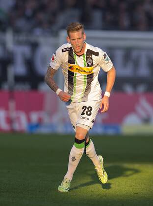 Mönchengladbach, 22.11.2014, Borussia Park Andre Hahn (BMG) VfL Borussia Mönchengladbach - Eintracht Frankfurt mm