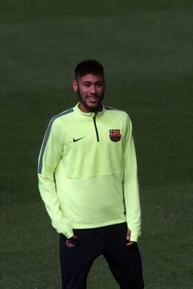 Aktuell Fußball, Champions League, Training FC Barcelona Neymar of Barcelona FC before the game on November 24,2014