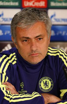 Düsseldorf , Deutschland, UEFA Champions League , 5. Spieltag, Matchday 5 , FC Schalke 04 - Chelsea FC Pressekonferenz Chelsea FC im Lindner Airports-Hotel in Düsseldorf am 24.11. 2014 Chelsea FC Cheftrainer Jose MOURINHO (CFC)