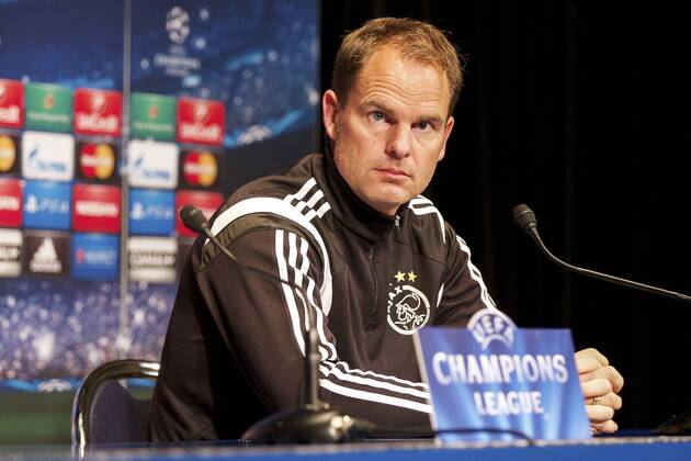 coach Frank de Boer of Ajax during a press conference of Ajax Amsterdam prior to the UEFA Champions League group F match between Paris Saint-Germain and Ajax on November 24, 2014 at the Parc de Princes stadium in Paris, France. Press conference Ajax in Paris UEFA Champions League Group F 2014 2015 xVIxxIVx 3298862