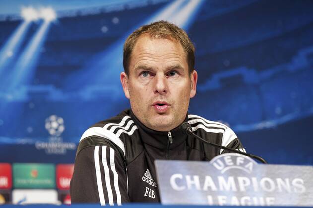 coach Frank de Boer of Ajax during a press conference of Ajax Amsterdam prior to the UEFA Champions League group F match between Paris Saint-Germain and Ajax on November 24, 2014 at the Parc de Princes stadium in Paris, France. Press conference Ajax in Paris UEFA Champions League Group F 2014 2015 xVIxxIVx 3298864