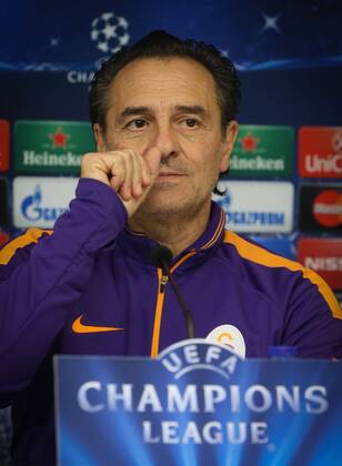 - BRUSSELS, BELGIUM: Galatasaray s head coach Cesare Prandelli pictured during a press conference of Turkish soccer team Galatasaray, in Brussels, Tuesday 25 November 2014. Tomorrow Galatasaray is playing against Belgian team RSCA Anderlecht on day 5 of the group stage of the UEFA Champions League competition, in group D. VIRGINIExLEFOUR  x04508931x