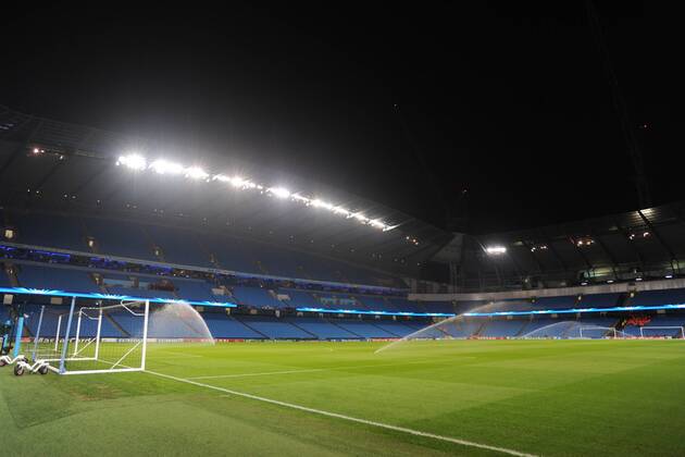 Fussball Champions League Vorrunde 5. Spieltag Manchester City im Etihad Stadium in Manchester Innenansicht vom Etihad Stadium