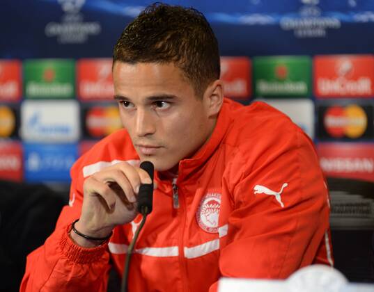 MADRID, ESPANA - NOVIEMBRE 25: Ibrahim Afellay (Olympiakos Piräus) , (Photo: IsaxSaiz Cordon Press) 