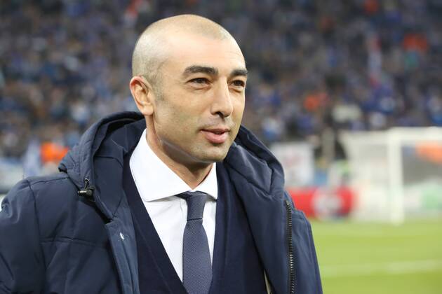 Gelsenkirchen, Deutschland 25. Oktober 2014: Champions League 14 15 - FC Schalke 04 vs. FC Chelsea. Trainer Roberto Di Matteo (Schalke) md