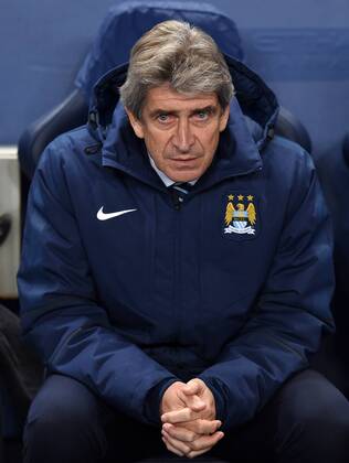 FUSSBALL CHAMPIONS LEAGUE SAISON 2014 2015 VORRUNDE Manchester City - FC Bayern Muenchen 25.11.2014 Trainer Manuel Pellegrini (Manchester City) 
