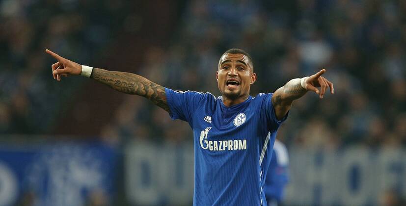 25.11.2014, Fussball Champions League 2014 2015, Vorrunde, 5.Spieltag, FC Schalke 04 - FC Chelsea London, in der Veltins-Arena auf Schalke. Kevin-Prince Boateng (Schalke) 