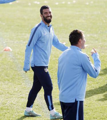 Arda Turan. Atletico Madrid training session. In this picture, Arda Turan. xANGELxRIVEROx 