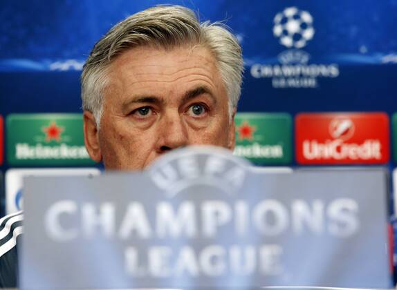 Carlo Ancelotti. Press conference of Real Madrid before Champions League match . In this picture, Carlo Ancelotti. xBEATRIZxGUZMANx 