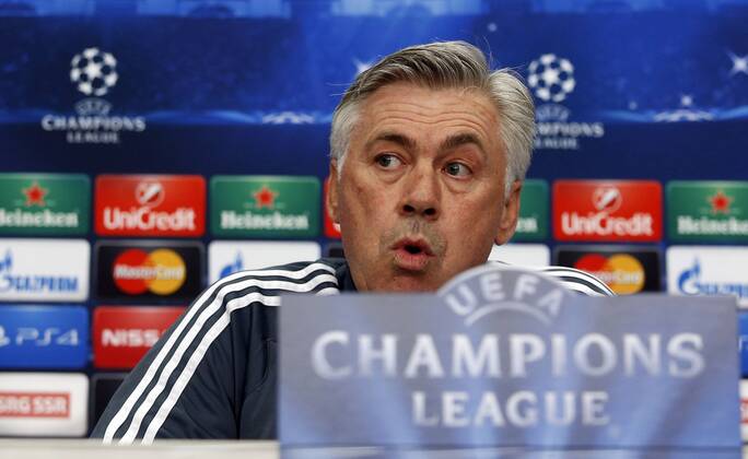 Carlo Ancelotti. Press conference of Real Madrid before Champions League match . In this picture, Carlo Ancelotti. xBEATRIZxGUZMANx 