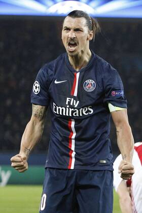 Zlatan Ibrahimovic (PSG) FOOTBALL : Paris Saint Germain vs AJAX Amsterdam - Champions League - 25 11 2014 GwendolineLeGoff Panoramic 