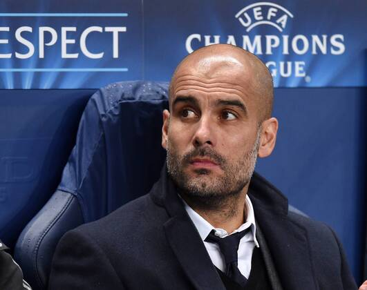 FUSSBALL CHAMPIONS LEAGUE SAISON 2014 2015 Vorrunde Manchester City - FC Bayern München 25.11.2014 Trainer Pep Guardiola (FC Bayern München) 