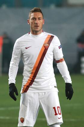 November 25, 2014. Russia, Khimki, arena New Khimki. Roma s player Francesco Totti in the 2014 15 UEFA Champions League s group stage match between CSKA (Moscow, Russia) and AS Roma (Rome, Italy) DmitryxGolubovich 