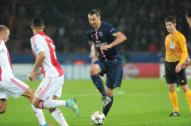 Zlatan Ibrahimovic (PSG) FOOTBALL : PSG vs Ajax - Champion s League - 25 11 2014 N.LeGouic FEP Panoramic 