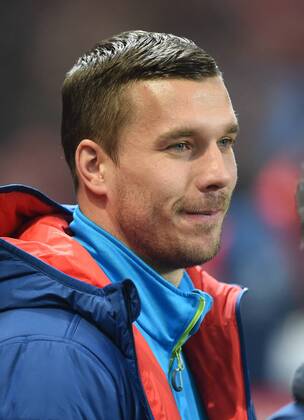 FUSSBALL CHAMPIONS LEAGUE SAISON 2014 2015 VORRUNDE Arsenal London - Borussia Dortmund 26.11.2014 Lukas Podolski (Arsenal) 