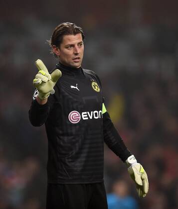 FUSSBALL CHAMPIONS LEAGUE SAISON 2014 2015 VORRUNDE Arsenal London - Borussia Dortmund 26.11.2014 Torwart Roman Weidenfeller (Borussia Dortmund) 