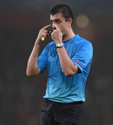 FUSSBALL CHAMPIONS LEAGUE SAISON 2014 2015 VORRUNDE Arsenal London - Borussia Dortmund 26.11.2014 Schiedsrichter Viktor Kassai 