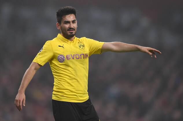 FUSSBALL CHAMPIONS LEAGUE SAISON 2014 2015 VORRUNDE Arsenal London - Borussia Dortmund 26.11.2014 Ilkay Gündogan (Borussia Dortmund) 