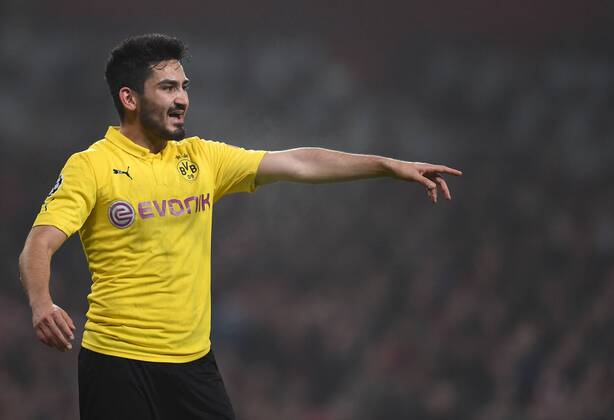FUSSBALL CHAMPIONS LEAGUE SAISON 2014 2015 VORRUNDE Arsenal London - Borussia Dortmund 26.11.2014 Ilkay Gündogan (Borussia Dortmund) 