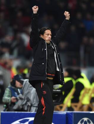 26.11.2014, Fussball, Saison 2014 15, UEFA Champions League, Vorrunde, Bayer 04 Leverkusen - AS Monaco Trainer Roger Schmidt (Bayer 04 Leverkusen)