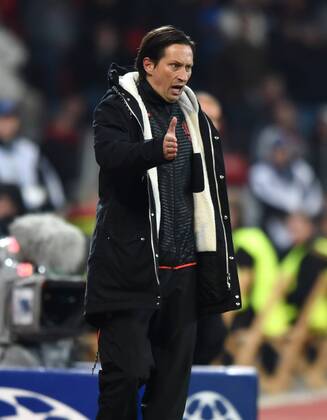 26.11.2014, Fussball, Saison 2014 15, UEFA Champions League, Vorrunde, Bayer 04 Leverkusen - AS Monaco Trainer Roger Schmidt (Bayer 04 Leverkusen)