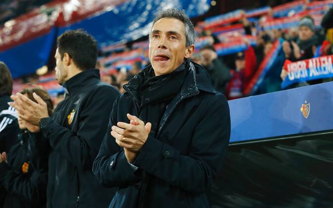 26.11.2014 St Jakob Park Basel ,SCHWEIZ , Saison 2014 2015 Herren UEFA Champions League Gruppenphase FC Basel - Real Madrid CF Trainer Paulo Sousa (FC Basel) © Manuel Geisser 