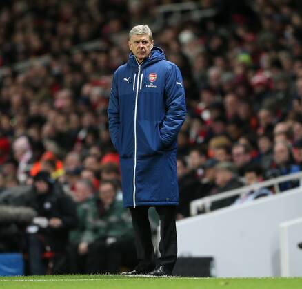 Arsenal s Arsene Wenger looks on Barclays Premier League- Arsenal vs Southampton - Emirates Stadium - England - 3rd December 2014 - Picture David Klein Sportimage EDITORIAL USE ONLY. No use with unauthorised audio, video, data, fixture lists, club league logos or live services. Online in-match use limited to 120 images, no video emulation. No use in betting, games or single club league player publications.
