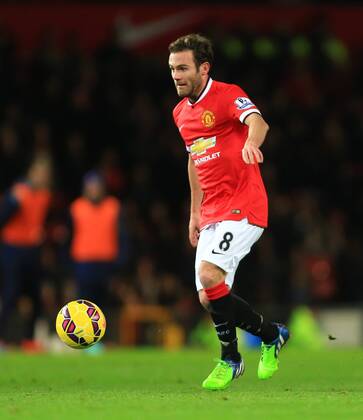 Juan Mata of Manchester United ManU - Manchester United vs. Stoke City - Barclay s Premier League - Old Trafford - Manchester - 02 12 2014 Pic Philip Oldham Sportimage EDITORIAL USE ONLY. No use with unauthorised audio, video, data, fixture lists, club league logos or live services. Online in-match use limited to 120 images, no video emulation. No use in betting, games or single club league player publications.