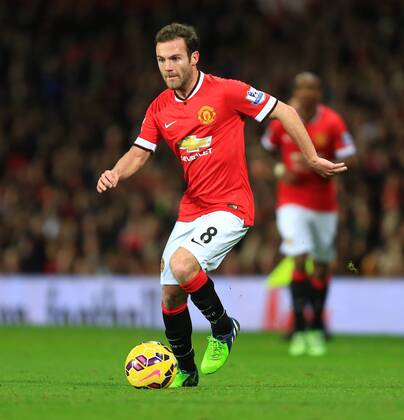 Juan Mata of Manchester United ManU - Manchester United vs. Stoke City - Barclay s Premier League - Old Trafford - Manchester - 02 12 2014 Pic Philip Oldham Sportimage EDITORIAL USE ONLY. No use with unauthorised audio, video, data, fixture lists, club league logos or live services. Online in-match use limited to 120 images, no video emulation. No use in betting, games or single club league player publications.