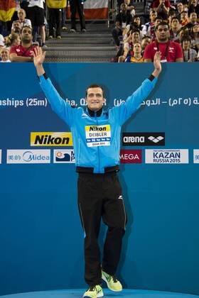 DEIBLER Markus GER Gold Medal WR CR Men s 100m Individual Medley Final Doha Qatar 07-12-2014 Hamad Aquatic Centre, 12th FINA World Swimming Championships (25m). GiorgioxScala