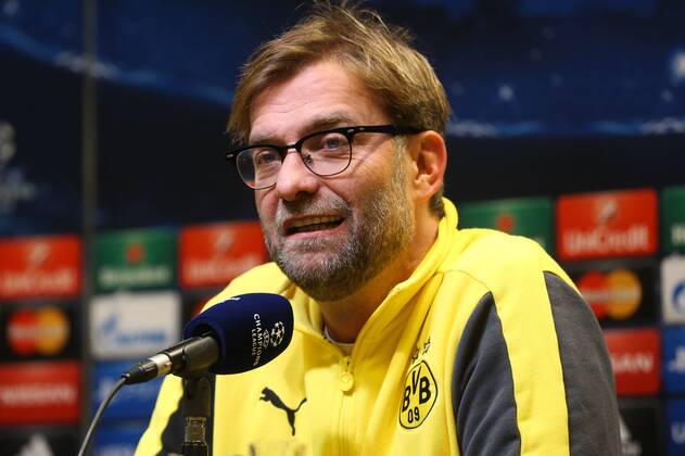 - DORTMUND, GERMANY: Borussia Dortmund head coach Jurgen Klopp pictured during a press conference PK Pressekonferenz of Borussia Dortmund team, in Dortmund Signal Iduna Park stadium, Germany, Monday 08 December 2014. Anderlecht will play Tomorrow against German Borussia Dortmund on the last day of the group stage of the UEFA Champions League competition, in the group D. VIRGINIExLEFOUR  x04517846x