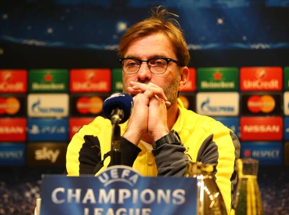 Montag 08.12.2014, Saison 2014 2015, UEFA Champions League, 6. Spieltag im Dortmunder Signal Iduna Park, Pressekonferenz vor dem Spiel BVB Borussia Dortmund - RSC Anderlecht, Jürgen Klopp (Trainer, BVB)