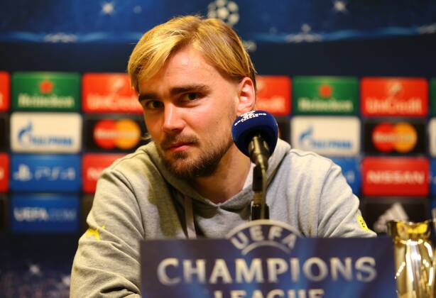 Montag 08.12.2014, Saison 2014 2015, UEFA Champions League, 6. Spieltag im Dortmunder Signal Iduna Park, Pressekonferenz vor dem Spiel BVB Borussia Dortmund - RSC Anderlecht, Marcel Schmelzer (BVB)