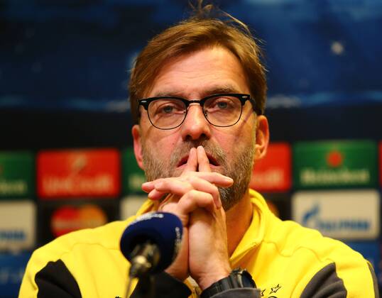 Montag 08.12.2014, Saison 2014 2015, UEFA Champions League, 6. Spieltag im Dortmunder Signal Iduna Park, Pressekonferenz vor dem Spiel BVB Borussia Dortmund - RSC Anderlecht, Jürgen Klopp (Trainer, BVB)